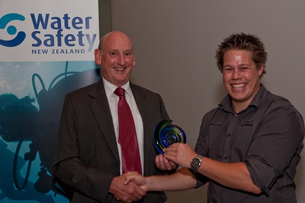 Libby Ruddenklau from Limehills in Southland won a Water Safety Award for her work with life jackets